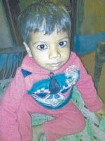 Fire in the cottage, burnt four-year-old child, Karnal