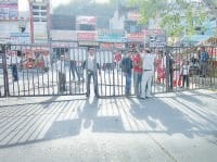 sonipat, bus strike