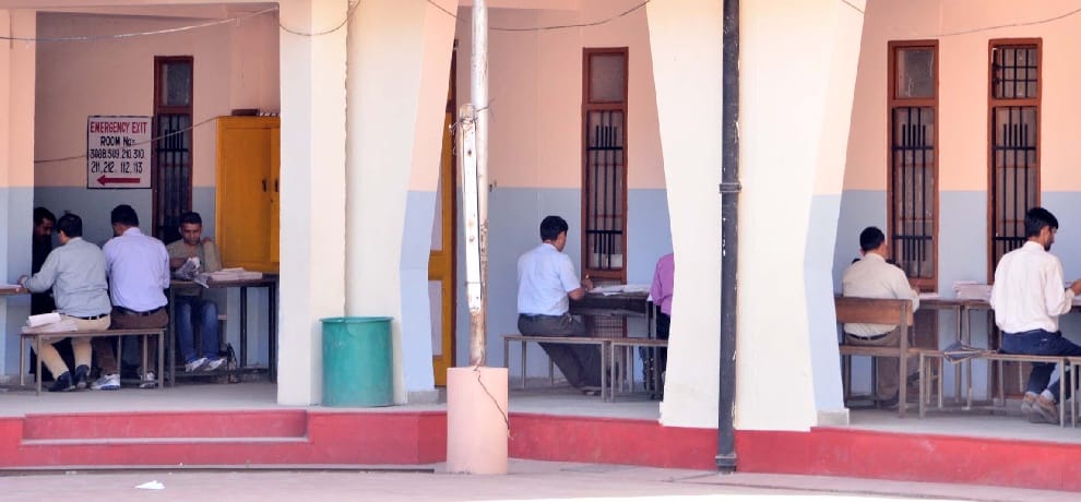 UP board examination copy evaluation in varanasi