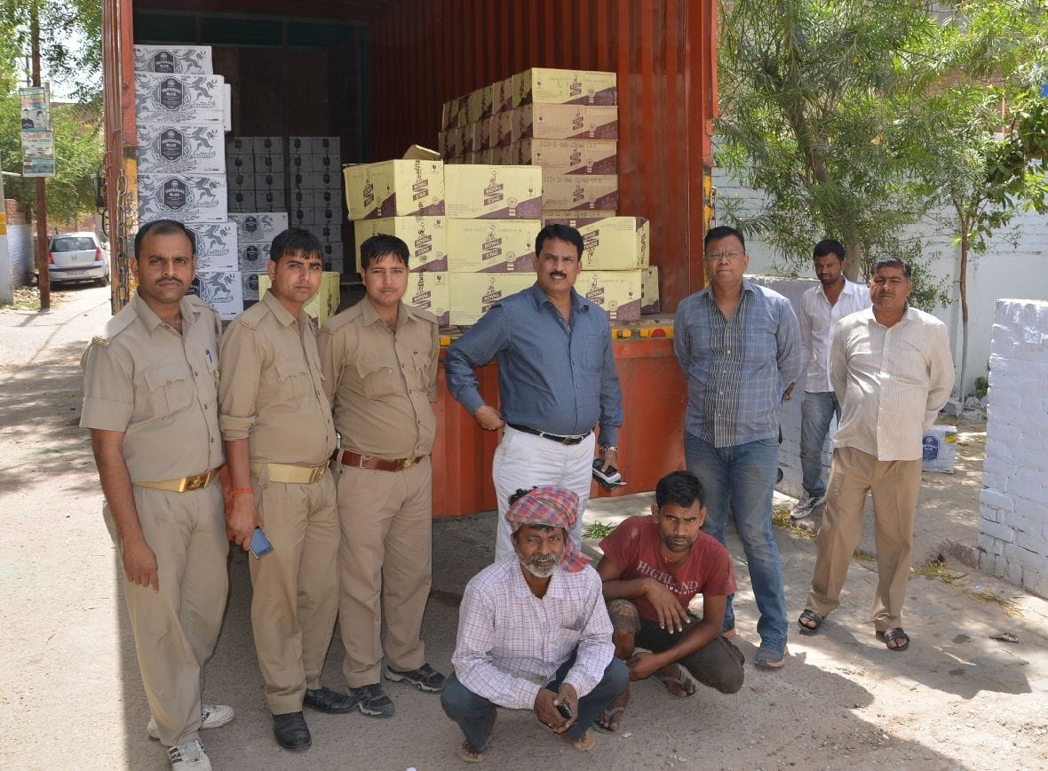 Haryana's 135 sticks were recovered, two arrested