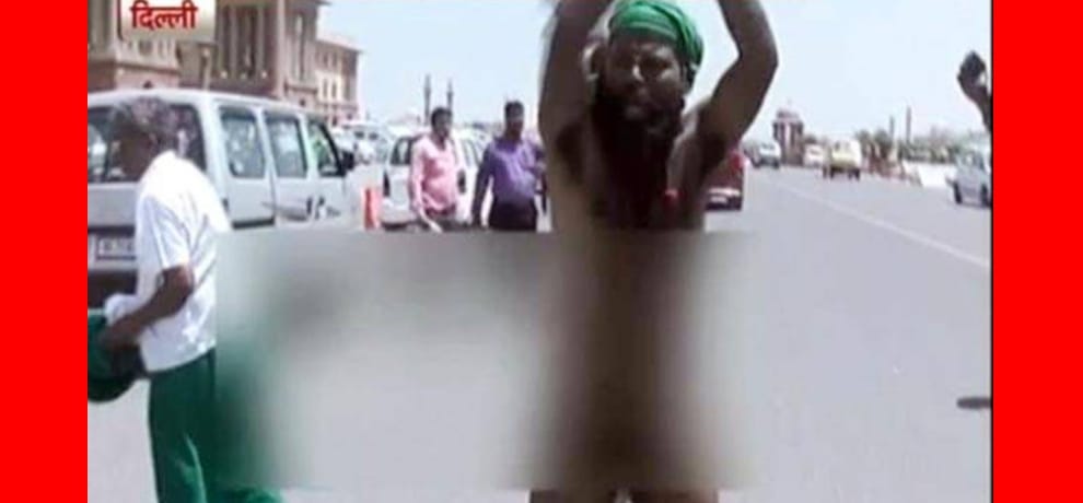 tamil nadu farmers nude protest against pmo for better drought relief fund