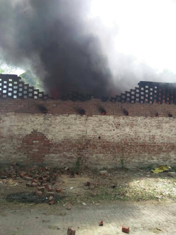 three innocent child live burnt in fierce fire