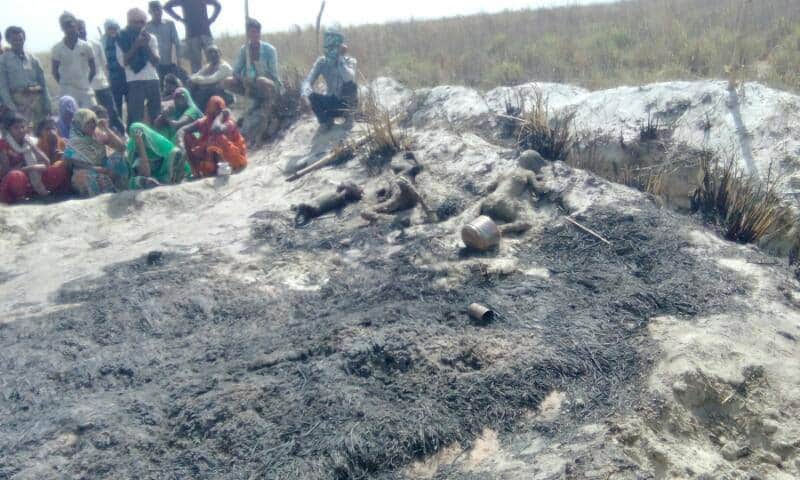 three innocent child live burnt in fierce fire