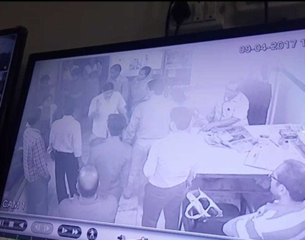 cctv footage of doctor in haridwar