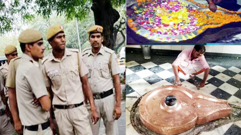 police force in ashwathama fame shiv temple