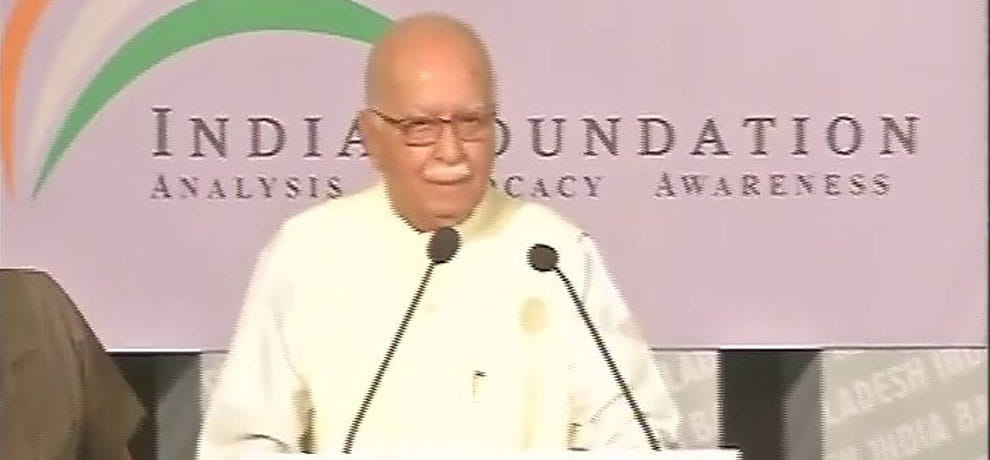 LK Advani share his feelings on pakistan's sindh in india foundation programmee in delhi