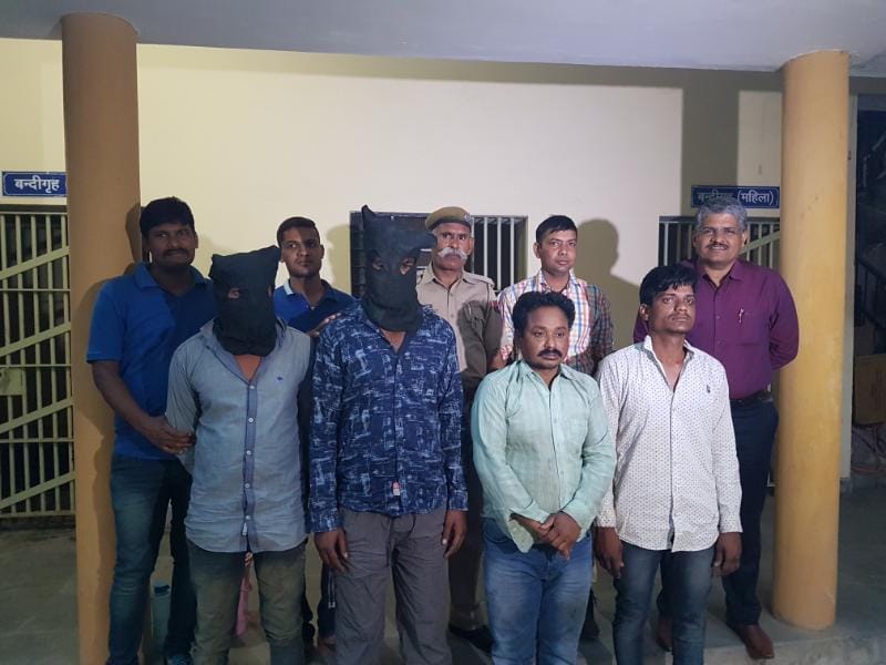 Four gangsters arrested in jaipur when they run by train