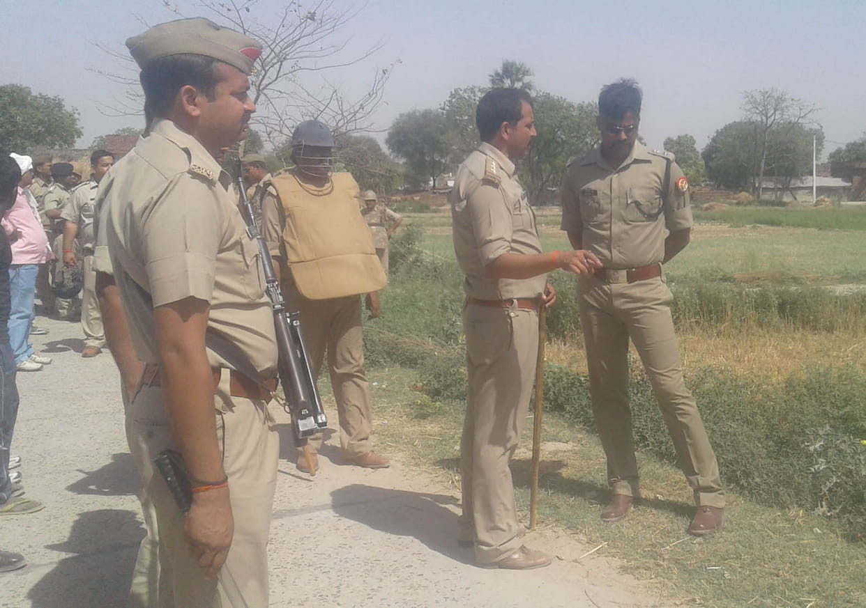 second day police march after fish distribution chaos