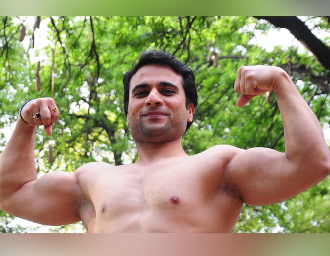 chandigarh body builder jasbir singh won mr. chandigarh title