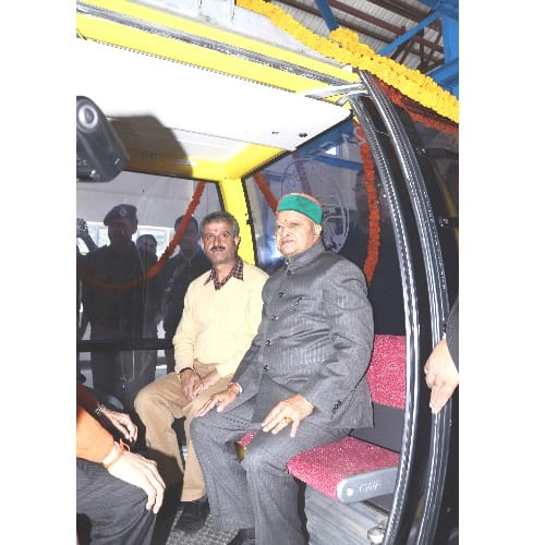 CM Virbhadra Singh inaugurated Jakhu temple ropeway