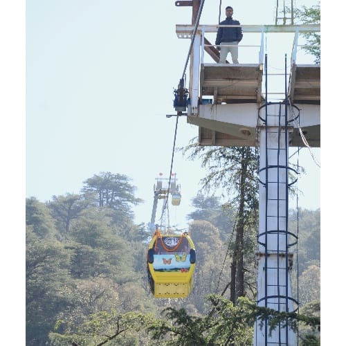 CM Virbhadra Singh inaugurated Jakhu temple ropeway