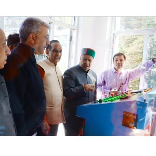 CM Virbhadra Singh inaugurated Jakhu temple ropeway