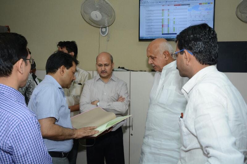 agriculture minister sp shahi  inspection of   krishi bhavan