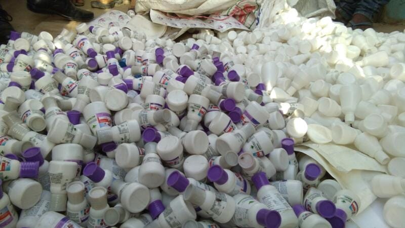 Two arrested from Mundeva with fake pesticides of millions 