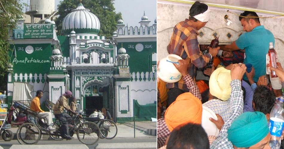unique mysterious peer samadh and majar at majitha of punjab, name baba rode shah peer