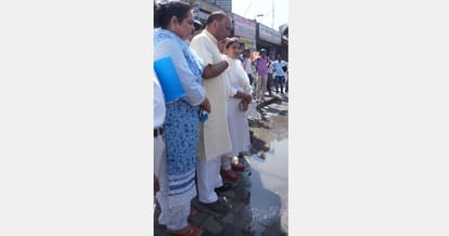 BJP workers complained of bad roads, Hisar news