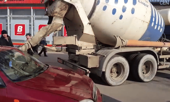 Furious husband fills wife's car with cement after she legally changed her surname 