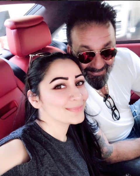 SEE PICS: Sanjay Dutt & wife Maanyata get ROMANTIC & COZY 