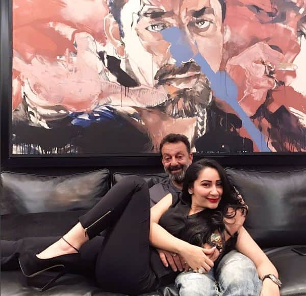 SEE PICS: Sanjay Dutt & wife Maanyata get ROMANTIC & COZY 