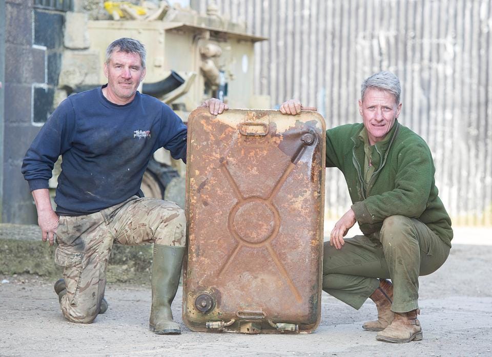 Tank collector shocked to find £2million gold bullion hidden in the fuel compartment 
