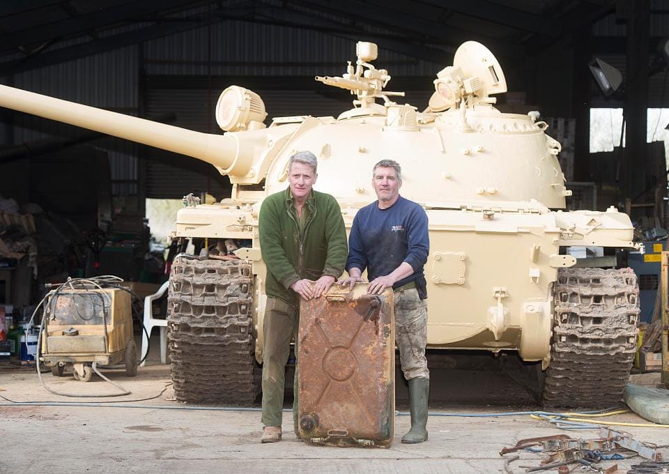 Tank collector shocked to find £2million gold bullion hidden in the fuel compartment 