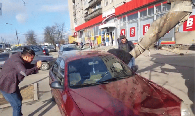 Furious husband fills wife's car with cement after she legally changed her surname 