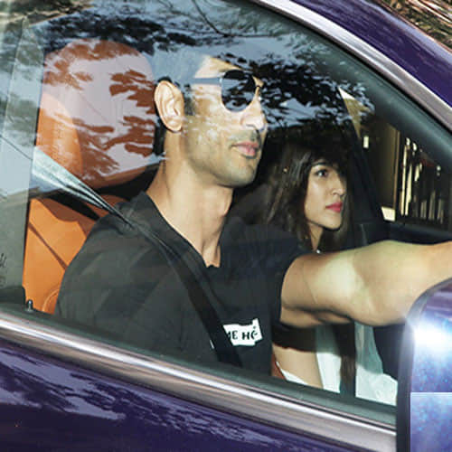 Sushant Singh Rajput Takes Lady Love Kriti Sanon On A Long Drive In His New Mercedez