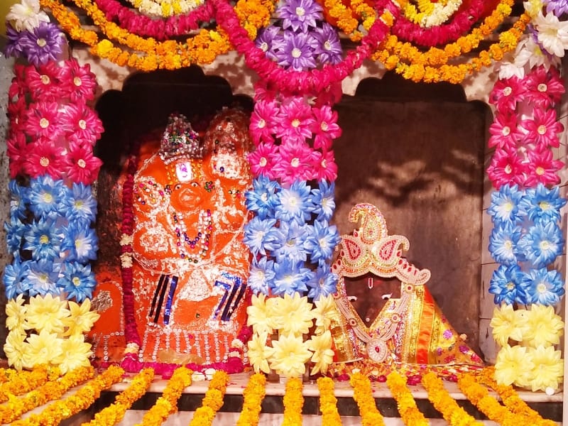 hanuman ji shobhayatra in vrindavan