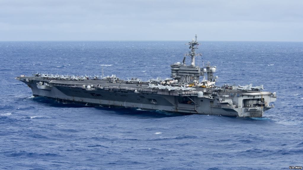 North Korea 'ready for war' after American navy strike team redeploys