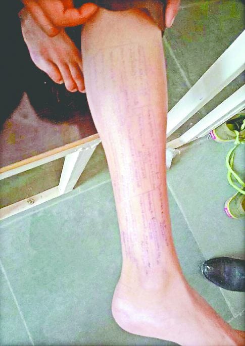 teacher caught imitator in dav 