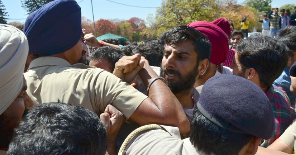 Chandigarh Punjab university, fee hike protest