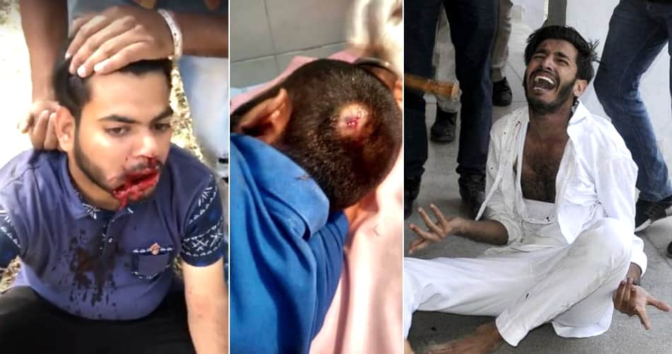 voilence by students in punjab university