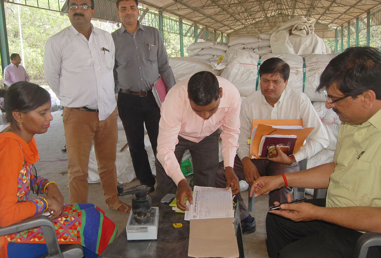 RFC inspected wheat procurement centers
