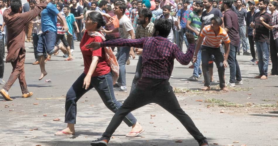 panjab university fee hike protest police invoke sedition charge