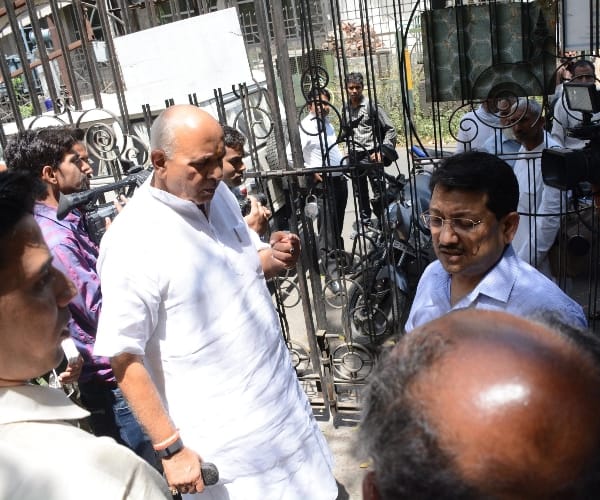 UP agriculture minister inspected krishi bhawan.