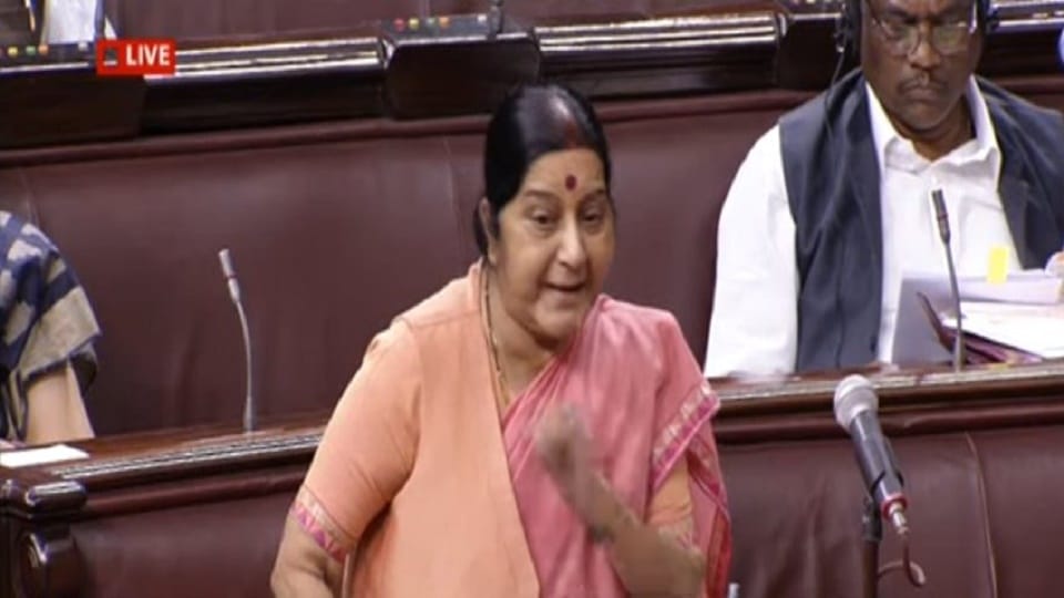 Sushma Swaraj Asks Shashi Tharoor To Draft Response Against Pakistan