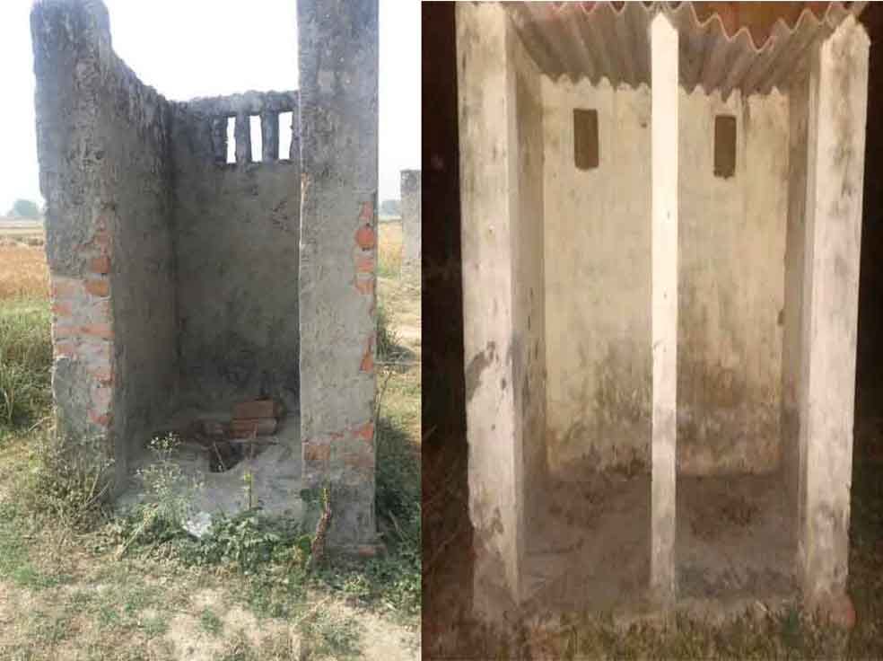 there is heavy corruption in odf village for mission clean india