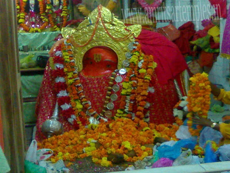 unique famous hanuman temple at amritsar of punjab, bada hanuman mandir