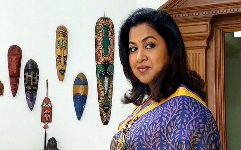 After Sarathkumar’s house, I-T officials raid his wife Raadhika’s office