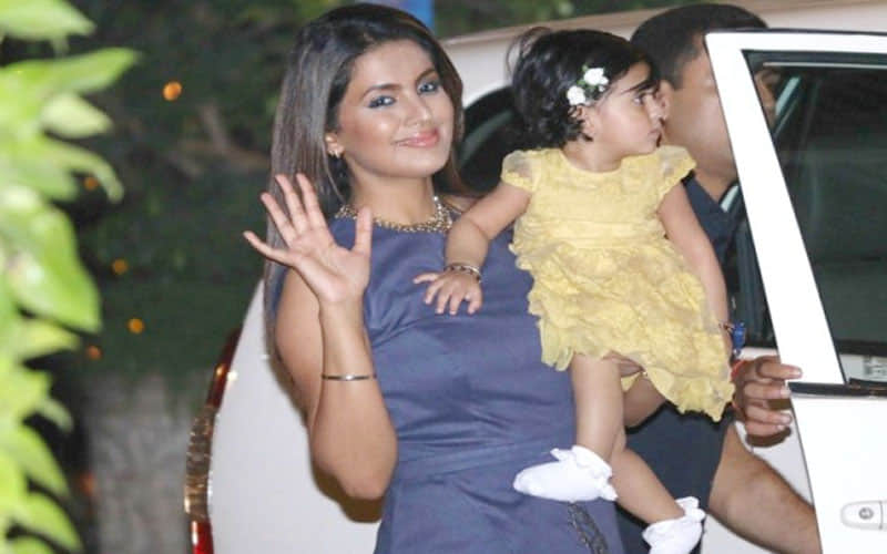  Harbhajan Singh-Geeta Basra’s BABY GIRL Hinaya Heer steals the limelight at the Ambanis’ bash