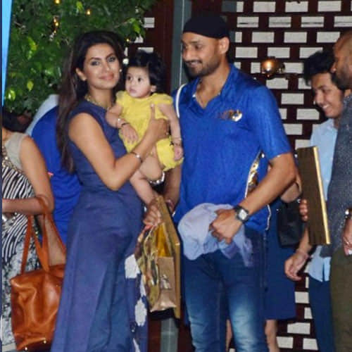  Harbhajan Singh-Geeta Basra’s BABY GIRL Hinaya Heer steals the limelight at the Ambanis’ bash