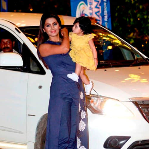  Harbhajan Singh-Geeta Basra’s BABY GIRL Hinaya Heer steals the limelight at the Ambanis’ bash