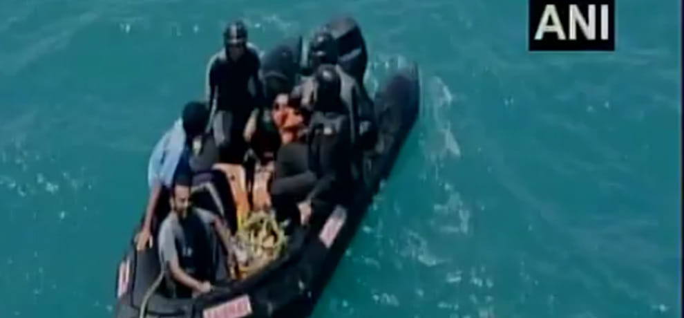 indian coast guard saved two pakistani commandos