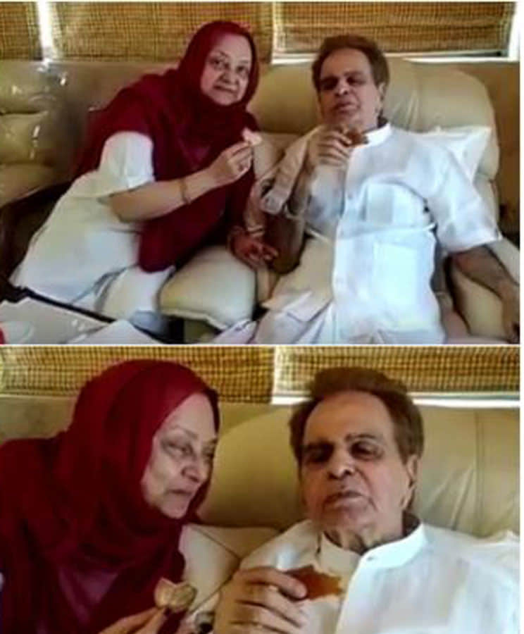 Dilip Kumar joins facebook, shares an emotional video with wife Saira Banu
