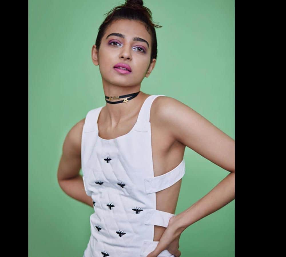 radhika apte photoshoot in different lip shades
