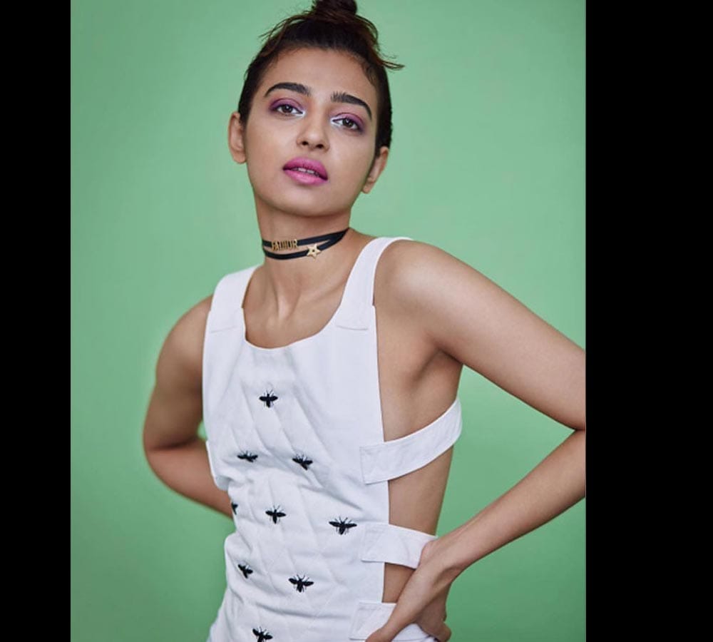 radhika apte photoshoot in different lip shades
