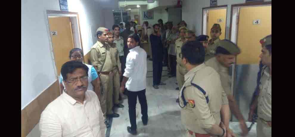 business partner entered in house and did 9 round firing in noida, mother and son dead