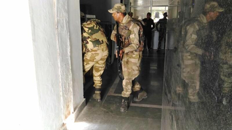  mock drill at lucknow amousi airport 