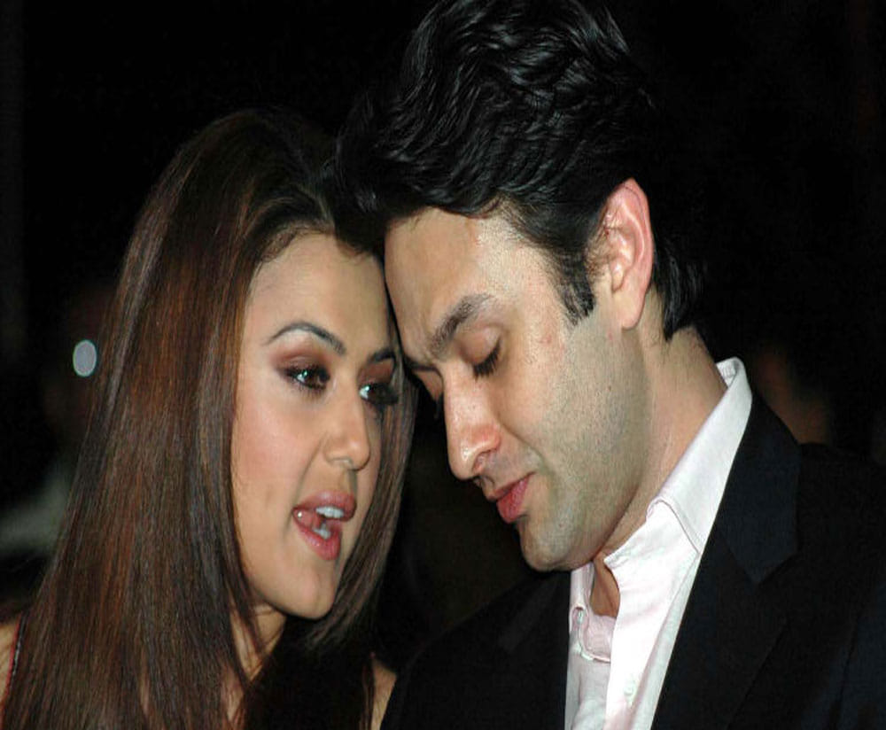 Preity Zinta back with ex Ness Wadia, spotted during an IPL 2017 match