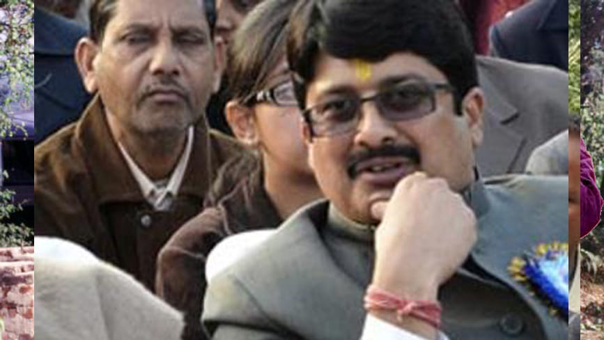 raja bhaiya in locknow programme